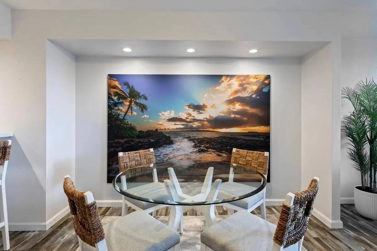 아파트 Kahana Villa F208- Ocean View Spacious 2 Bedroom Across From Beach 라하이나