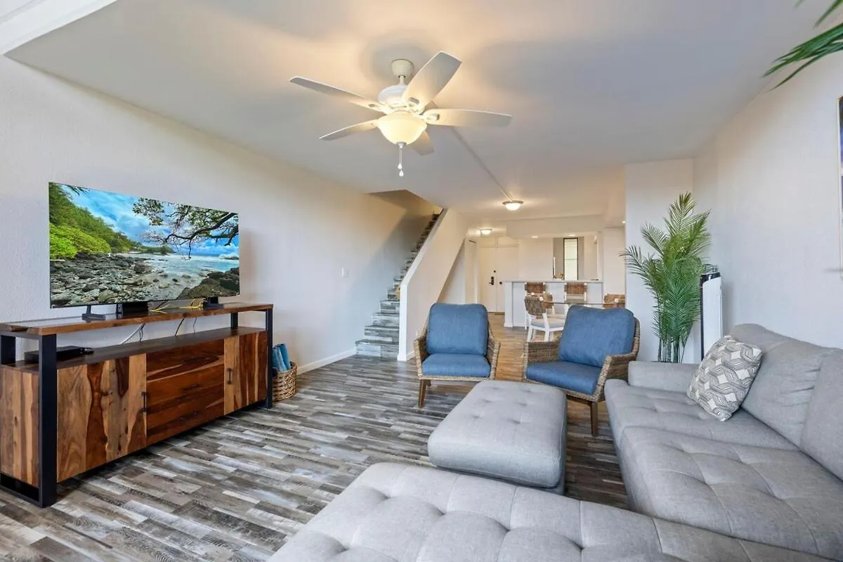 아파트 Kahana Villa F208- Ocean View Spacious 2 Bedroom Across From Beach 라하이나