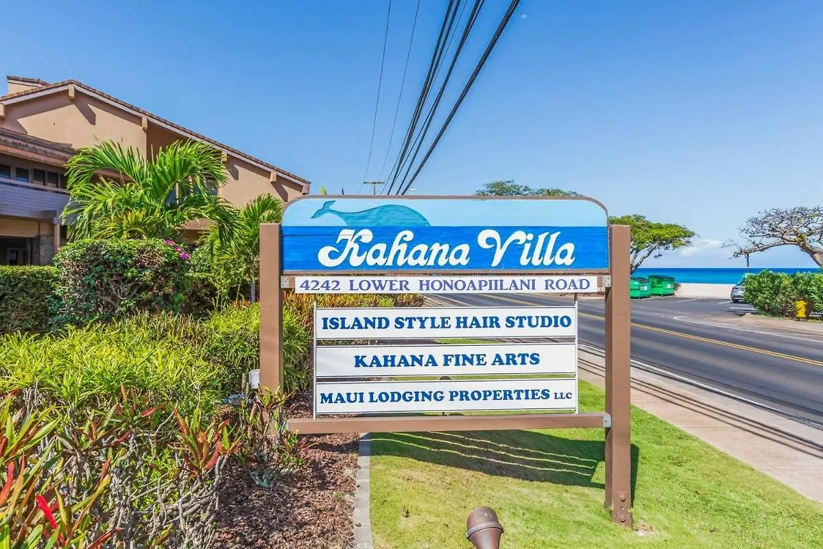 Kahana Villa F208- Ocean View Spacious 2 Bedroom Across From Beach 라하이나 미국