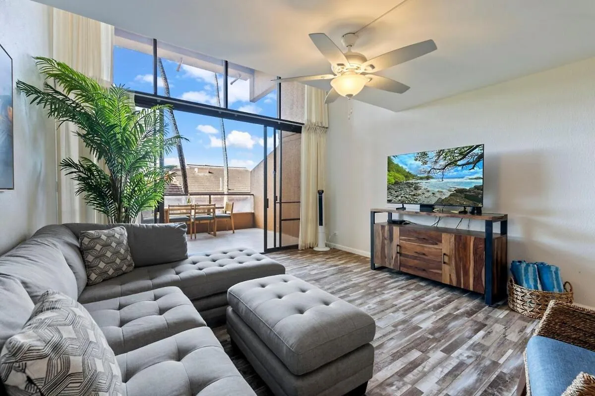 Kahana Villa F208- Ocean View Spacious 2 Bedroom Across From Beach 라하이나 미국
