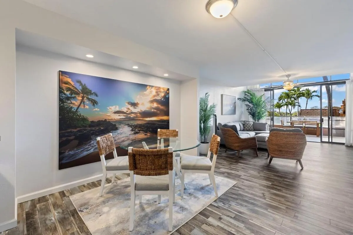 Kahana Villa F208- Ocean View Spacious 2 Bedroom Across From Beach 라하이나 0*,  미국